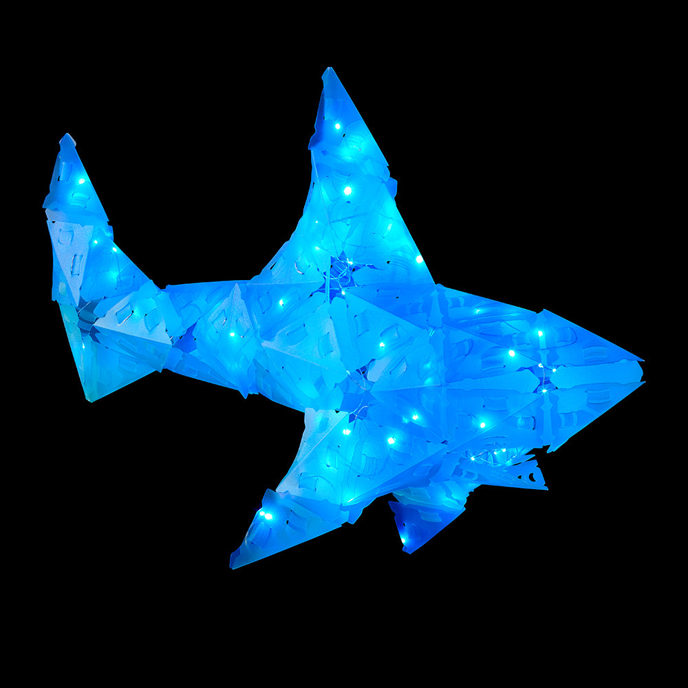 Rompecabezas con Iluminación 3D Grande Tiburón CREATTO- Depto51