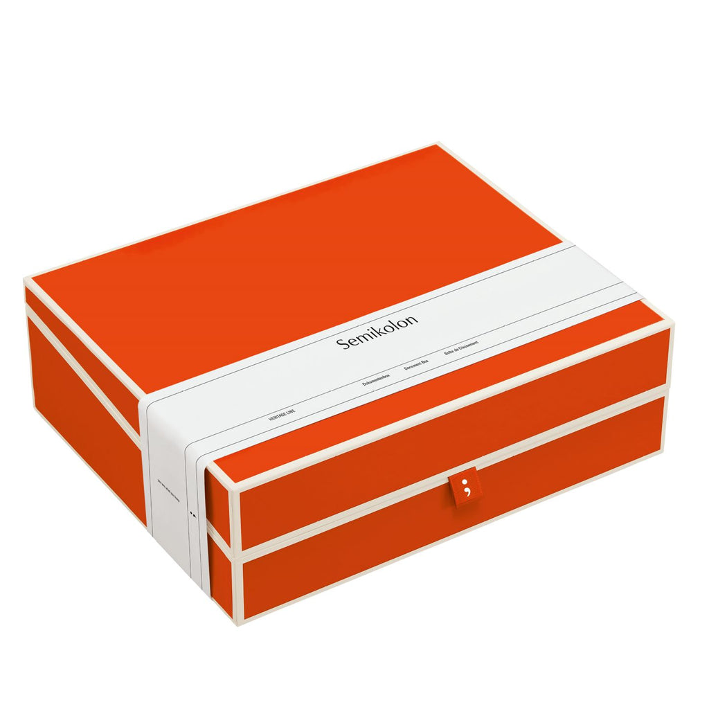 Caja para Documentos Orange SEMIKOLON- Depto51