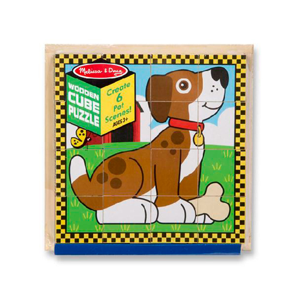 Puzzle Cubo Mascotas MELISSA & DOUG- Depto51
