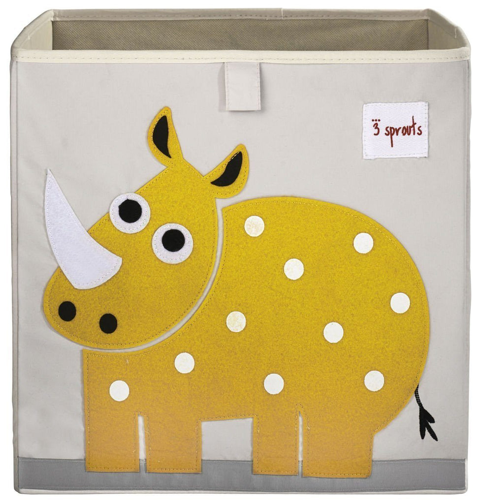 Caja para Juguetes Rinoceronte Amarillo 3 SPROUTS- Depto51