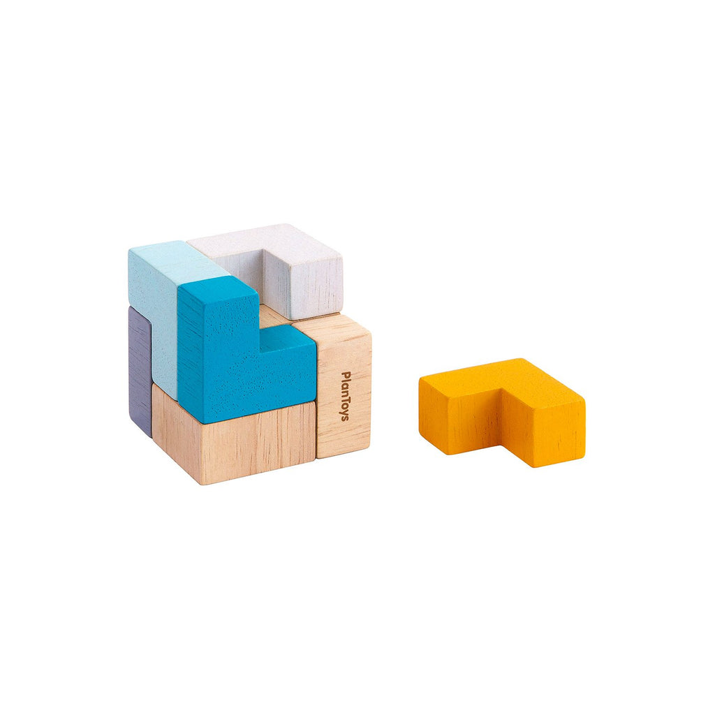 Puzzle Cubo 3D PlanToys PLANTOYS- Depto51