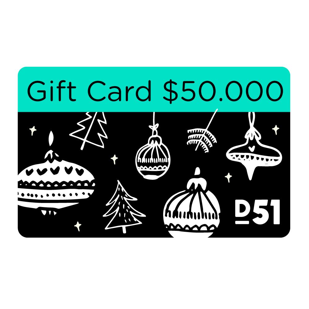 Gift Card Digital $50,000 - Navidad DEPTO51- Depto51