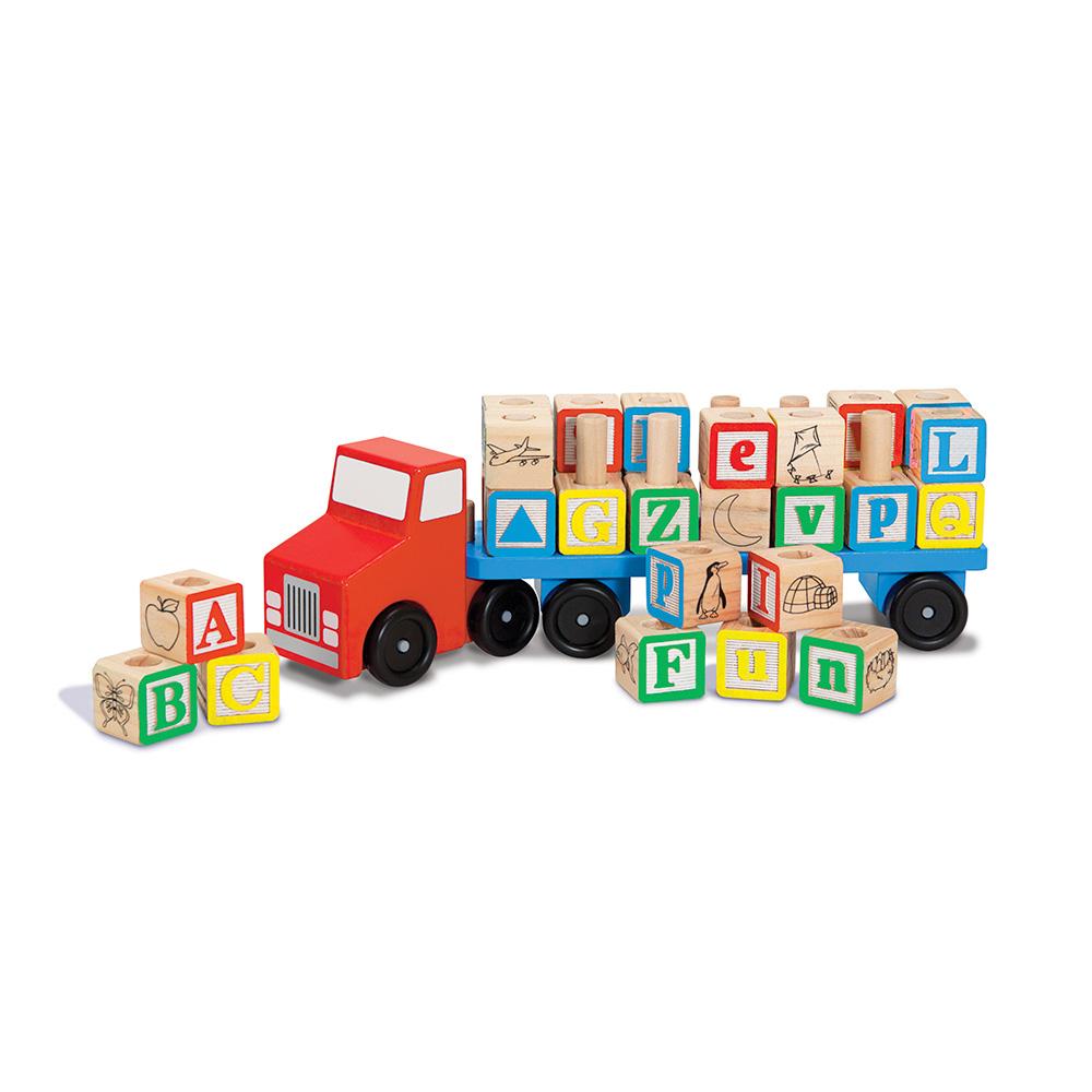 Camión con cubos del alfabeto MELISSA & DOUG- Depto51