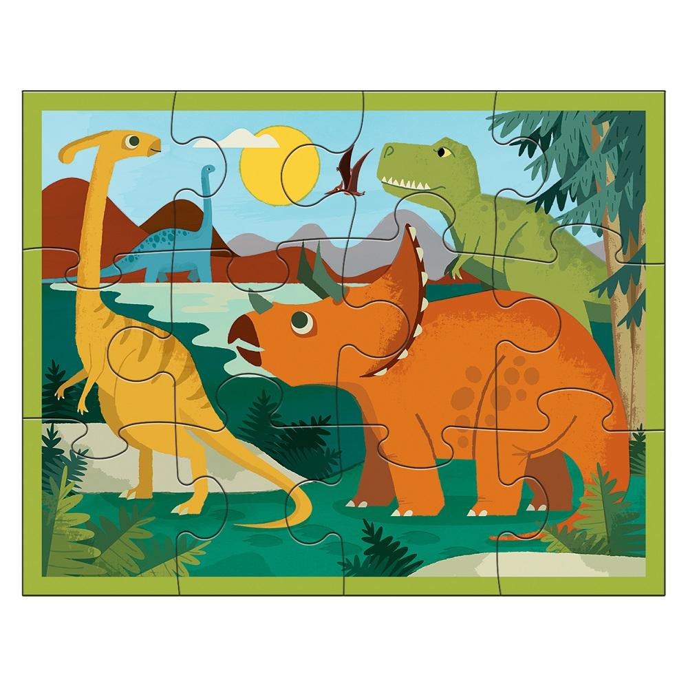 Puzzle en Estuche Parque Dinosaurio MUDPUPPY- Depto51