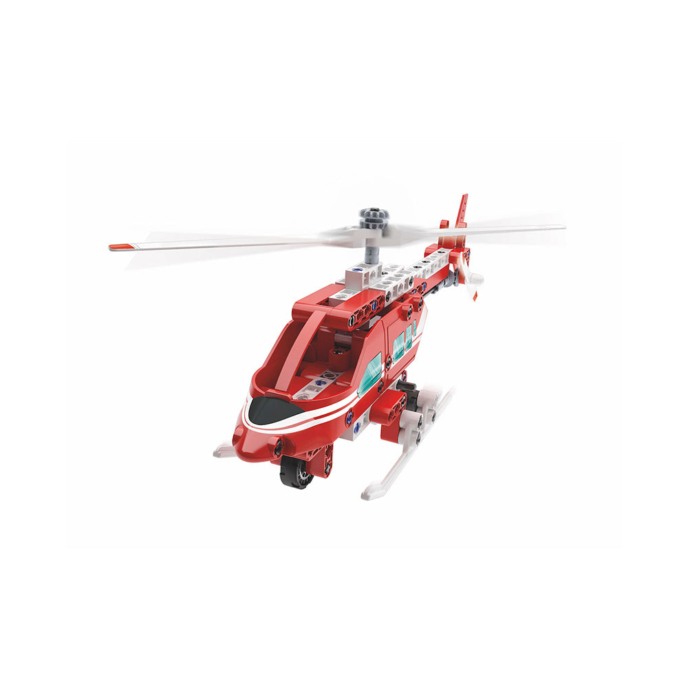 Juego Armable Ciencia Helicoptero de Bombero CLEMENTONI- Depto51