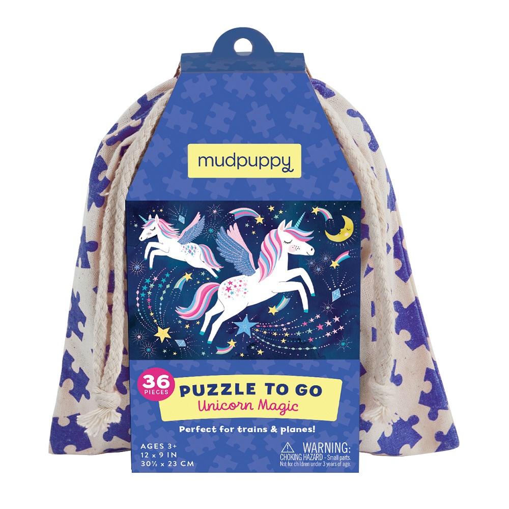 Puzzle para llevar Unicornios Mágicos MUDPUPPY- Depto51