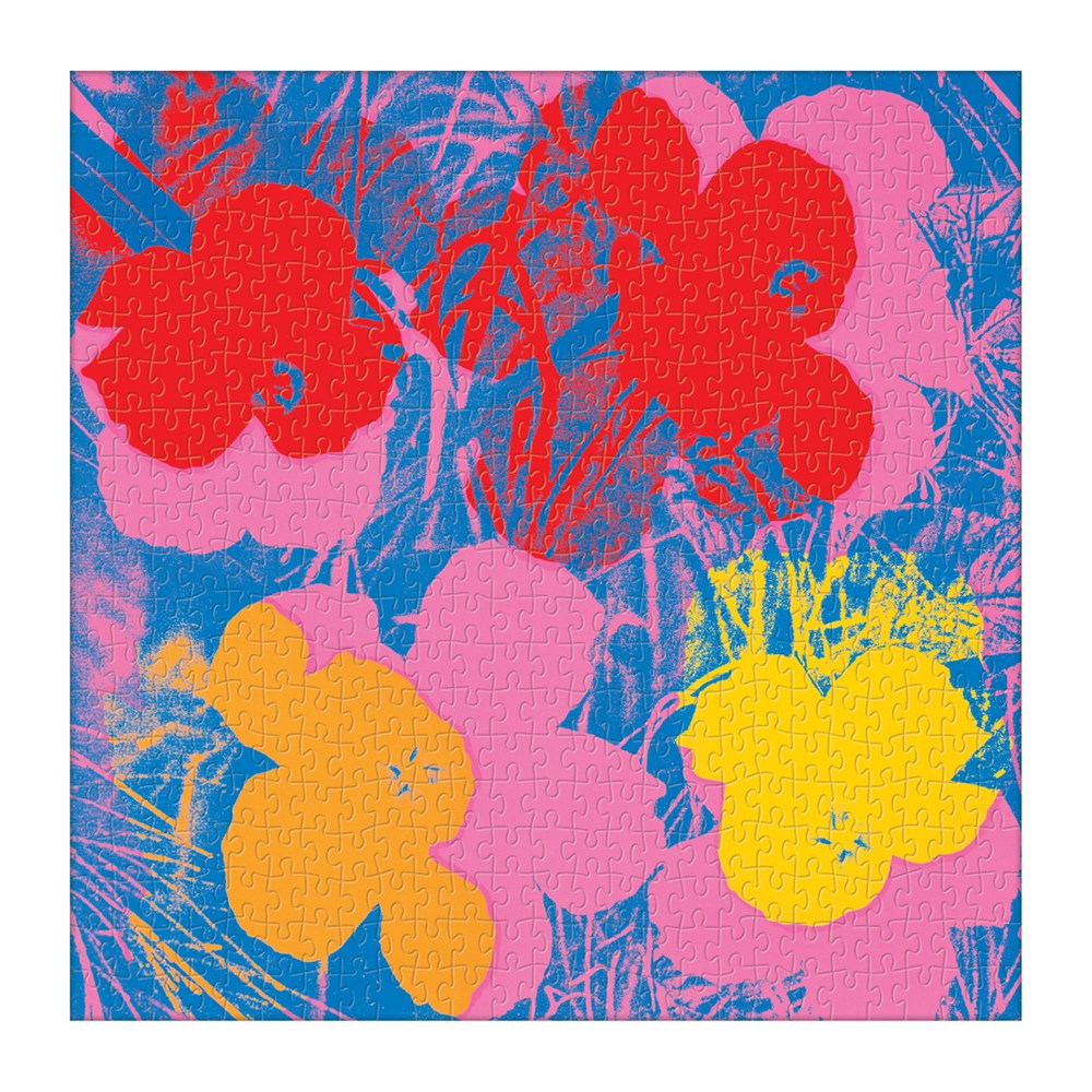 Puzzle 500 Piezas Flores de Andy Warhol MUDPUPPY- Depto51