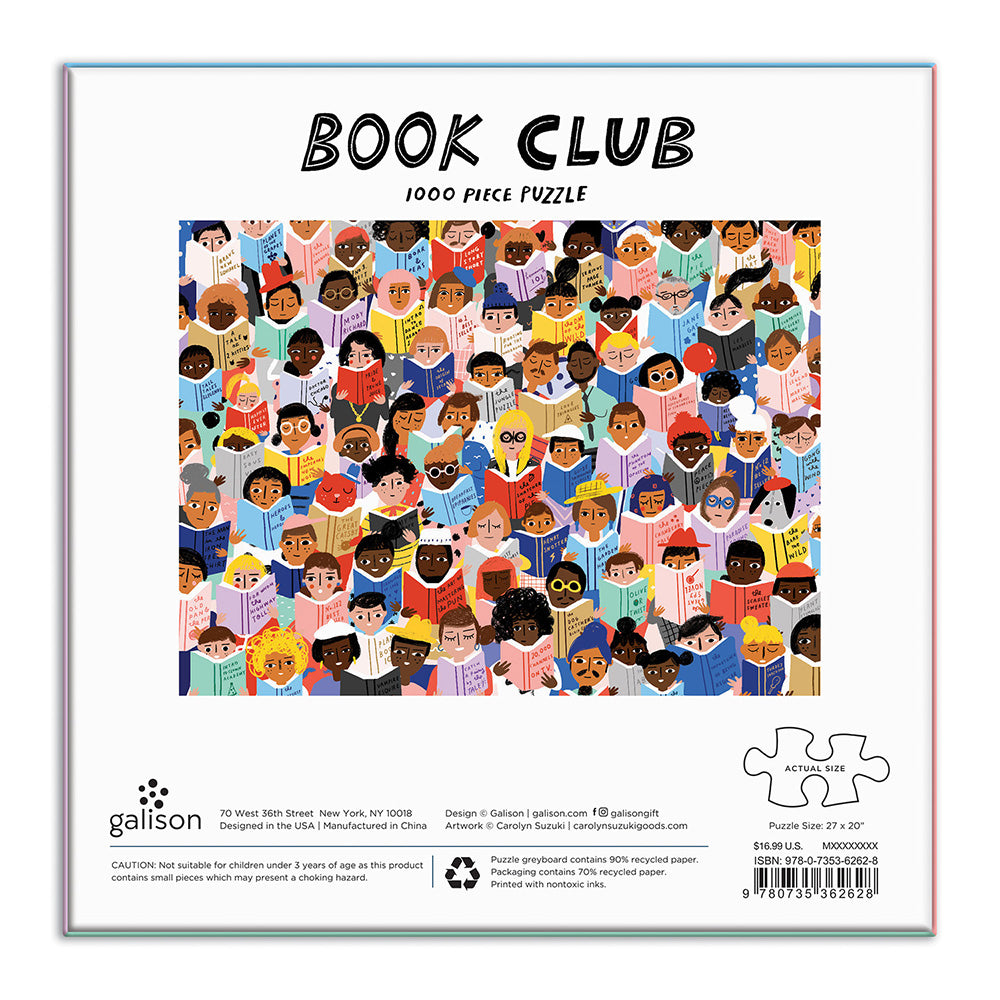 Puzzle 1000 Piezas Club de Lectura MUDPUPPY- Depto51