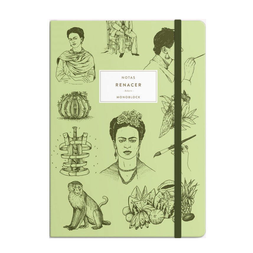 Cuaderno Cosido Mediano - Frida MONOBLOCK- Depto51