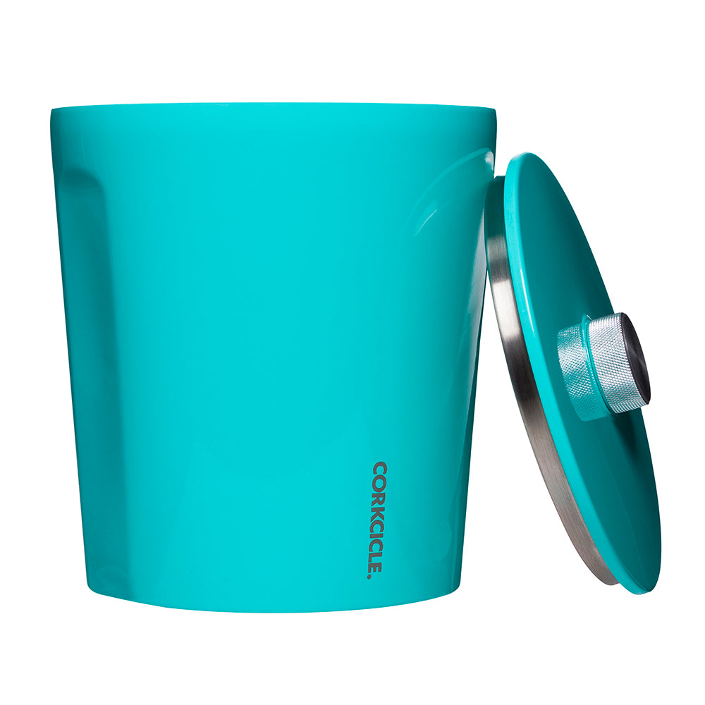 Hielera Ice Bucket Gloss Turquoise CORKCICLE- Depto51