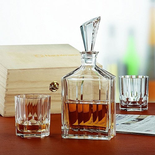 Set botella Aspen y dos vasos whisky NACHTMANN- Depto51