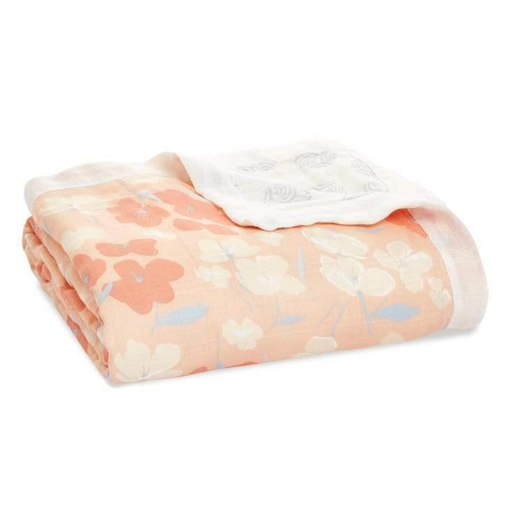Manta Suave de Bamboo Dream Blanket Cherry Blossom ADEN & ANAIS- Depto51