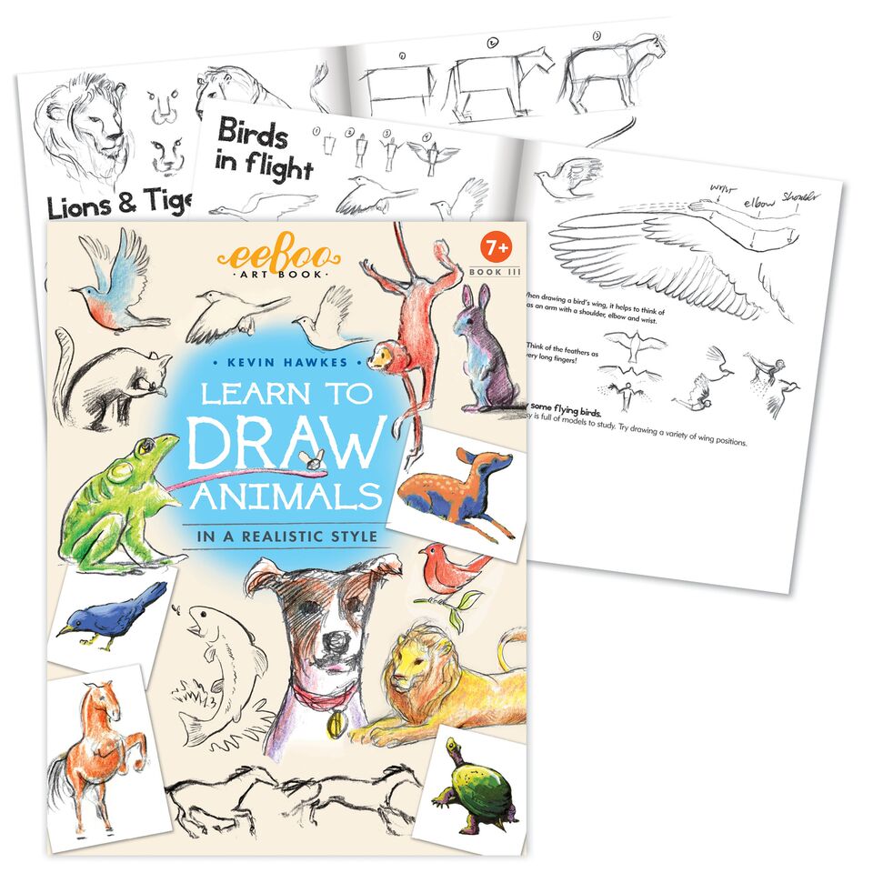 Libro Aprende a Dibujar Animales EEBOO- Depto51