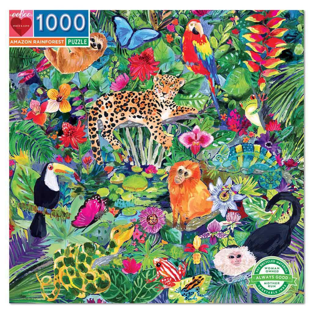 Puzzle 1000 Piezas Selva Amazónica EEBOO- Depto51