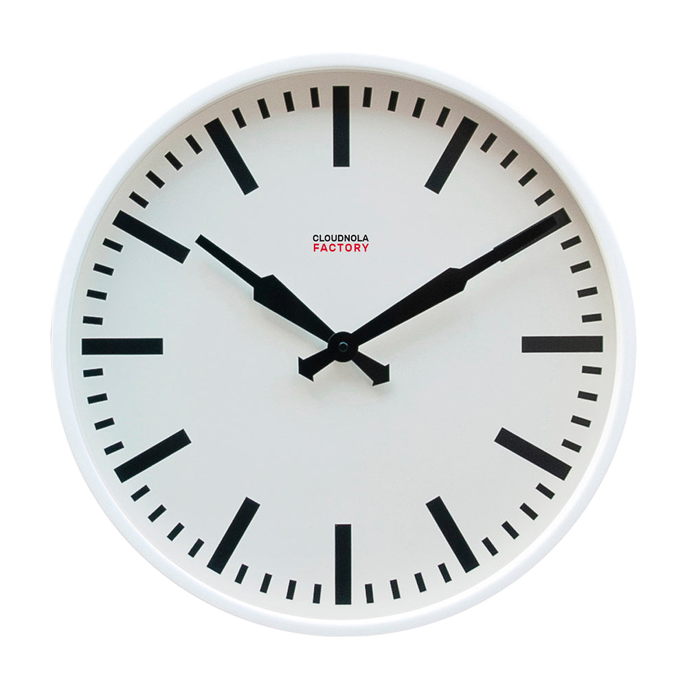 Reloj de Pared Factory White Station CLOUDNOLA- Depto51
