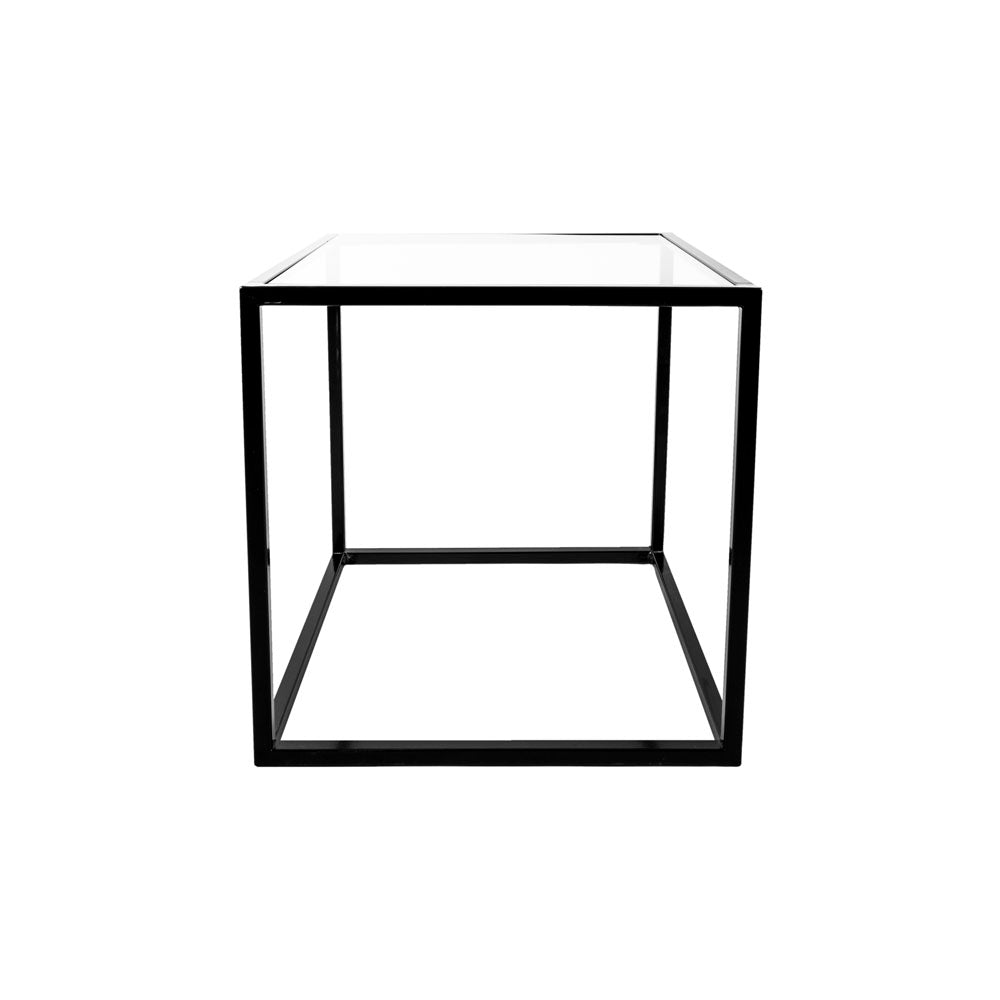 Mesa Lateral Cubo Glass KALLFU.PRO- Depto51