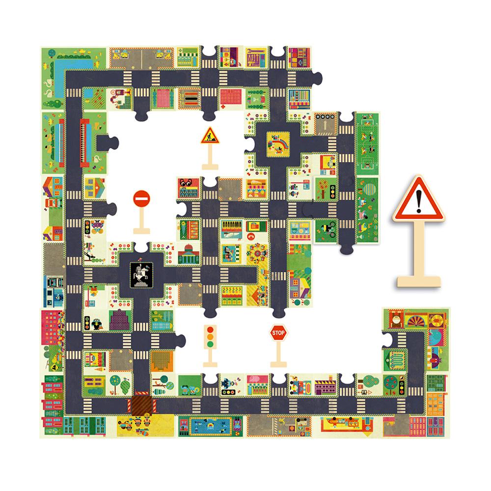 Puzzle Gigante En La Ciudad DJECO- Depto51