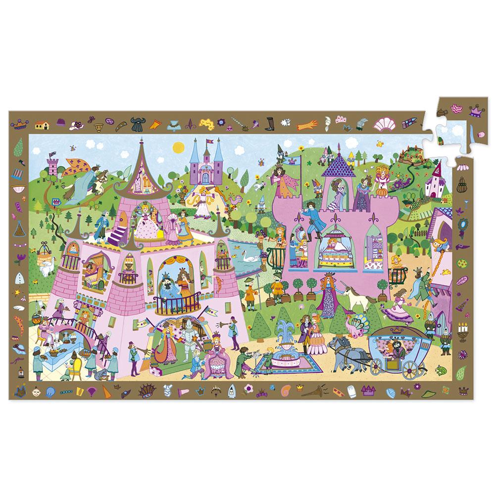 Puzzle de Observación 54 Piezas Princesas DJECO- Depto51