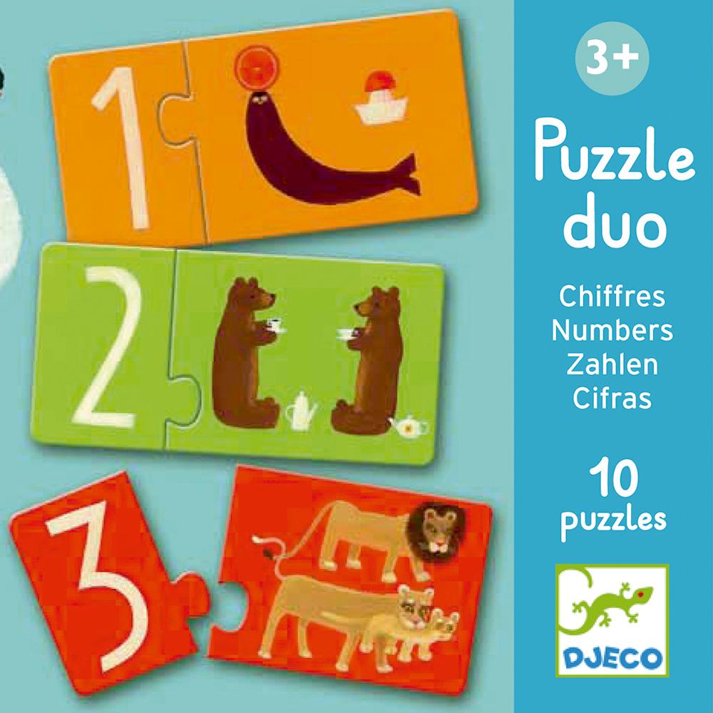 Puzzle Educativo Números DJECO- Depto51
