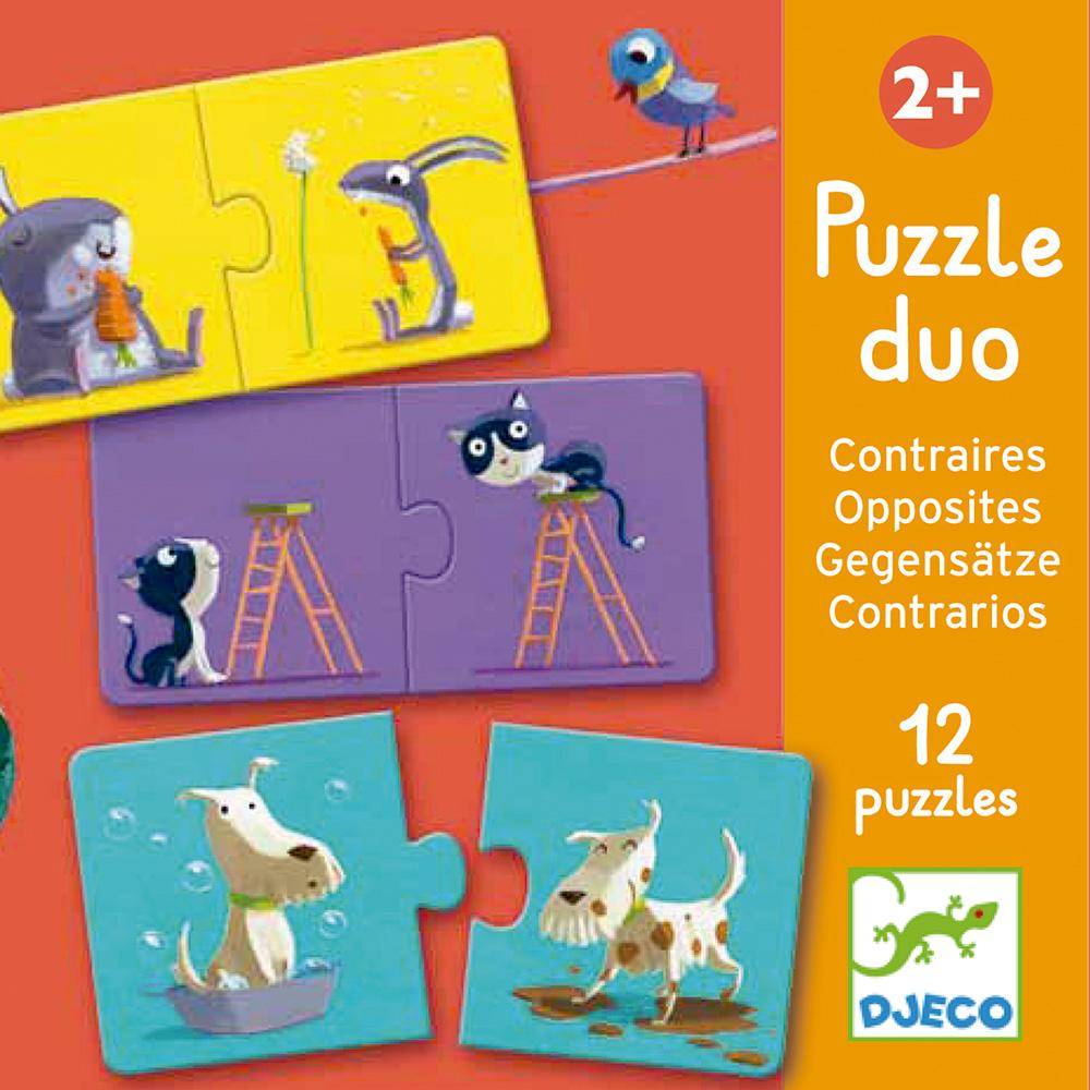 Puzzle duo Contraires - DJECO