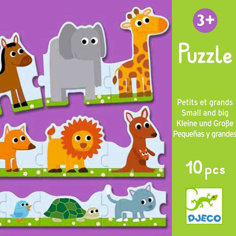 Puzzle Educativo Grande y Pequeño DJECO- Depto51