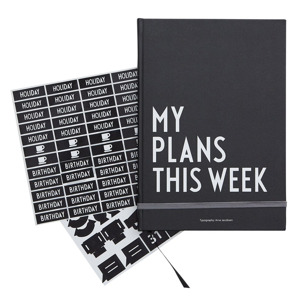 Planificador Semanal "Mis Planes" DESIGN LETTERS- Depto51