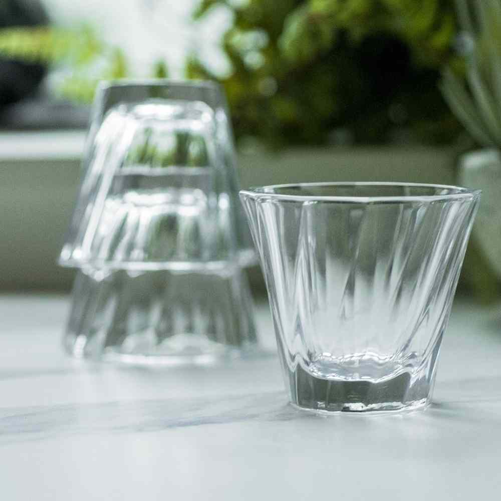Vaso Urban Glass 180 ml Twisted Cappuccino Glass LOVERAMICS- Depto51