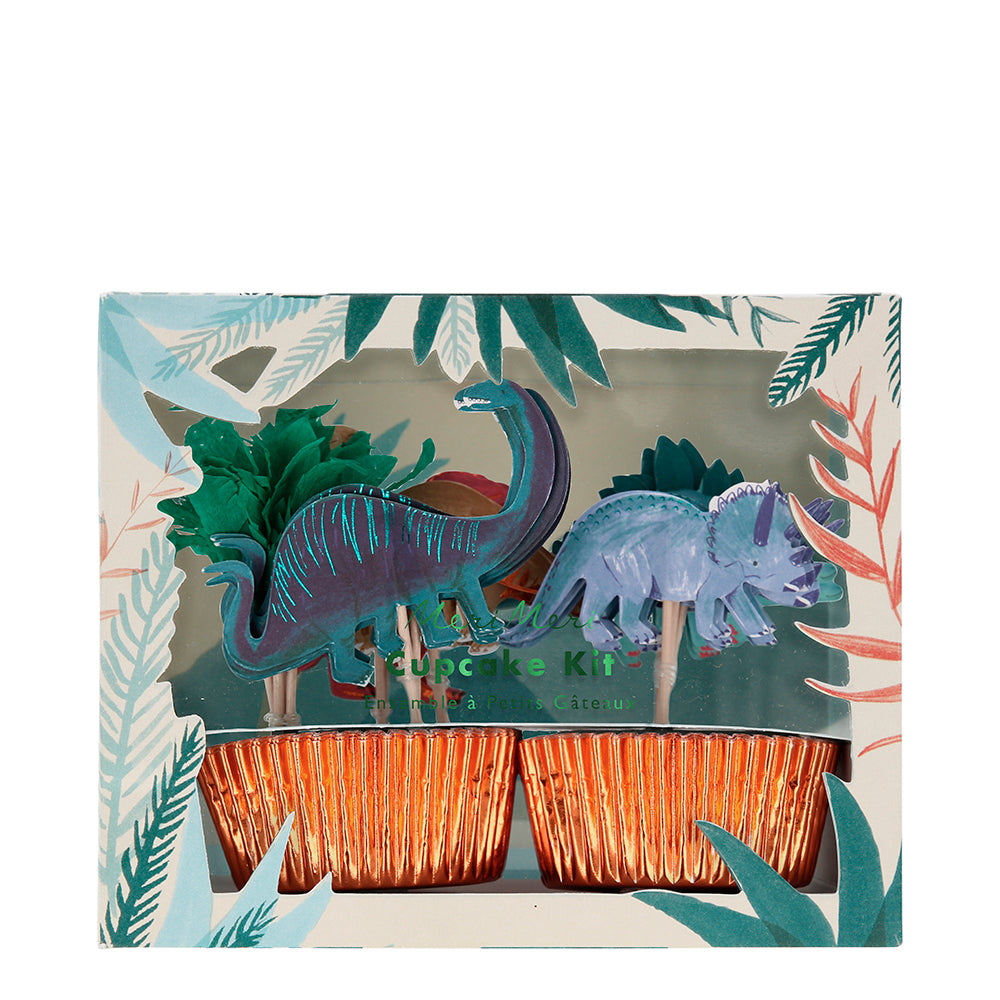 Kit para Cupcakes Reino de los Dinosaurios MERI MERI- Depto51