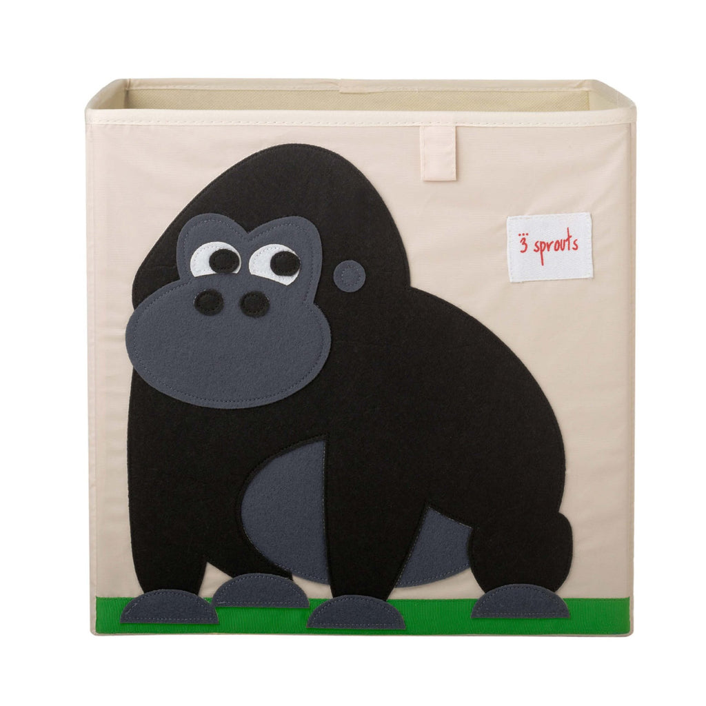 Caja para Juguetes Gorila Negro 3 SPROUTS- Depto51