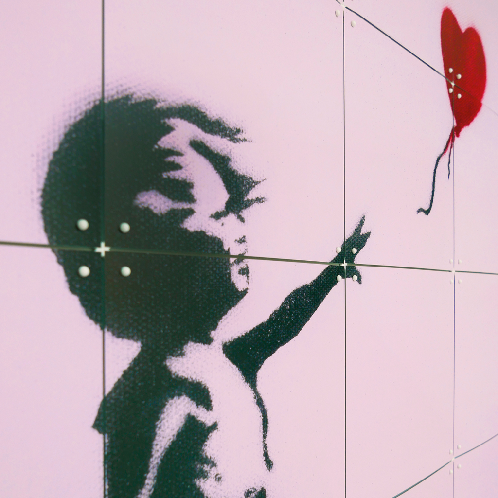 Mural Banksy Love Icons IXXI- Depto51