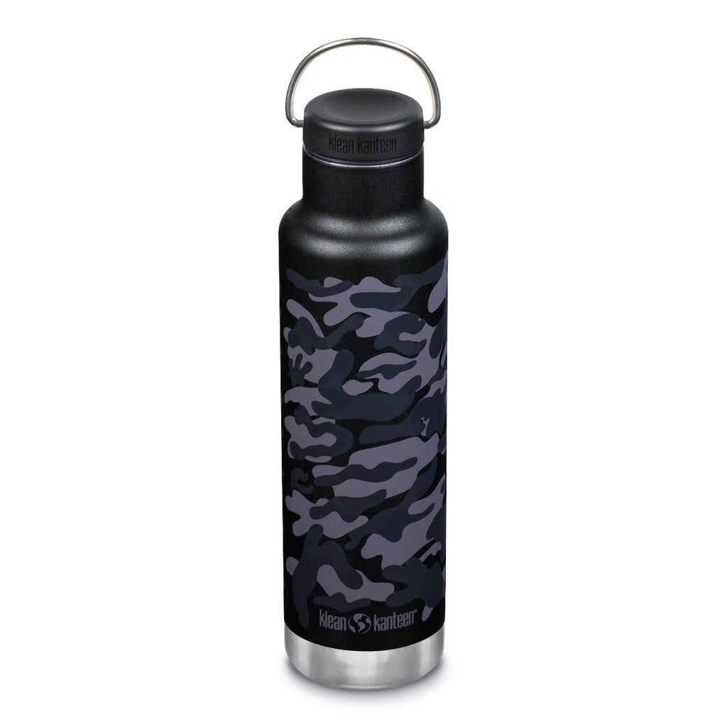 Botella Classic Insulated 592 ml Black Camo KLEAN KANTEEN- Depto51