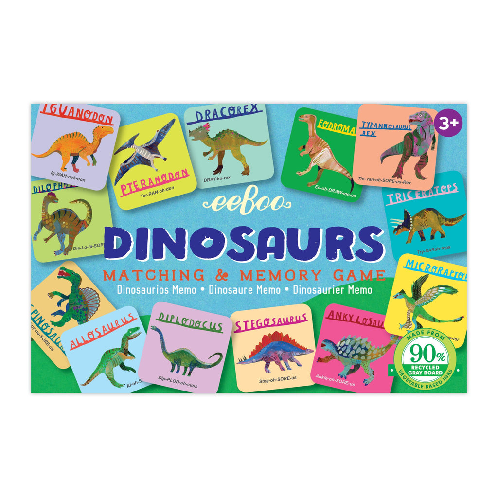 Memorice Pequeños Juegos - Dinosaurios EEBOO- Depto51