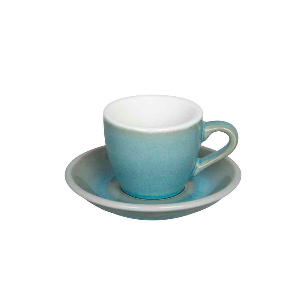 Taza EGG Espresso 80 ml Potter Colours Ice Blue LOVERAMICS- Depto51
