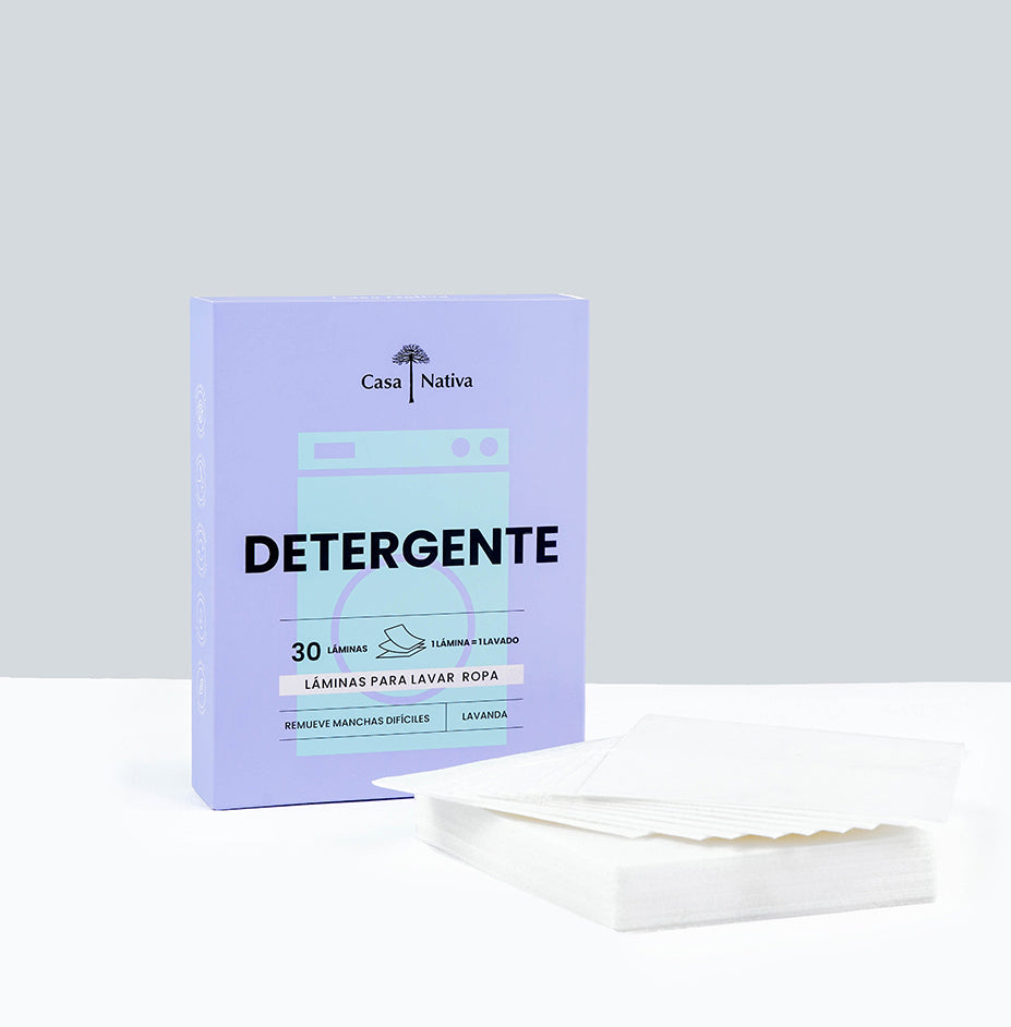 Pack 30 Láminas de Detergente Lavanda CASA NATIVA- Depto51
