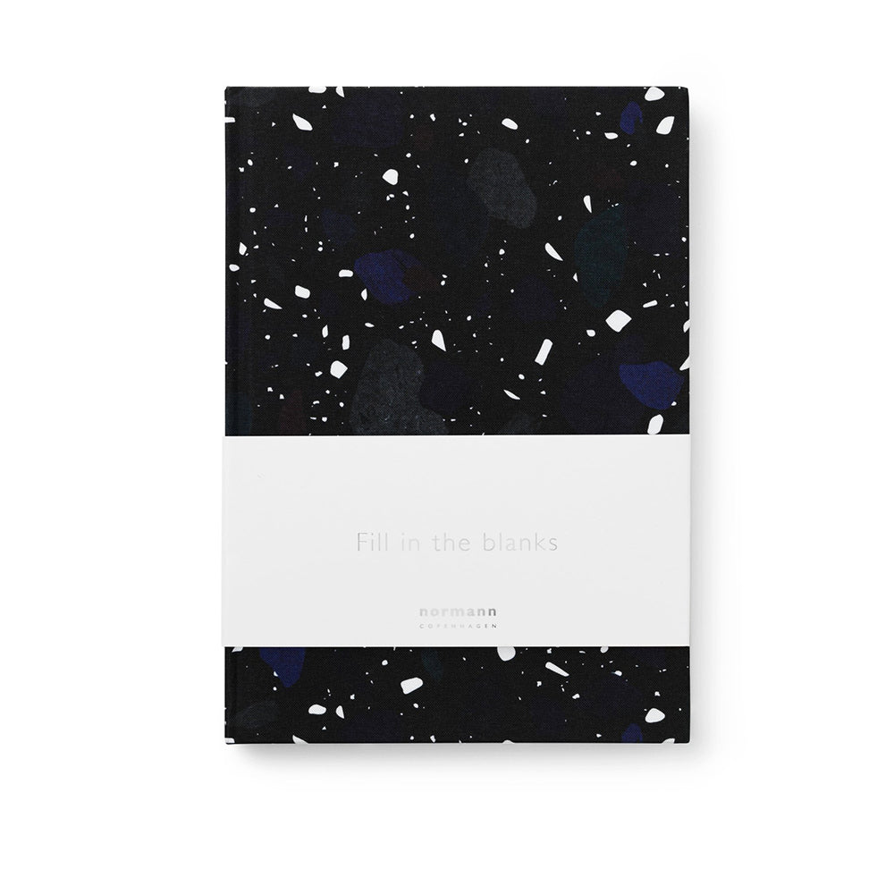 Cuaderno Grande Estampado Oscuro Stone Dark NORMANN COPENHAGEN- Depto51