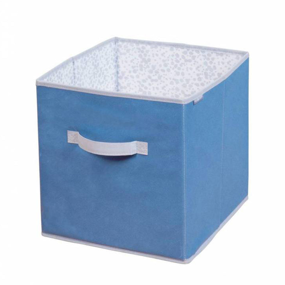Canasto Organizador Cube Azul L INTERDESIGN- Depto51