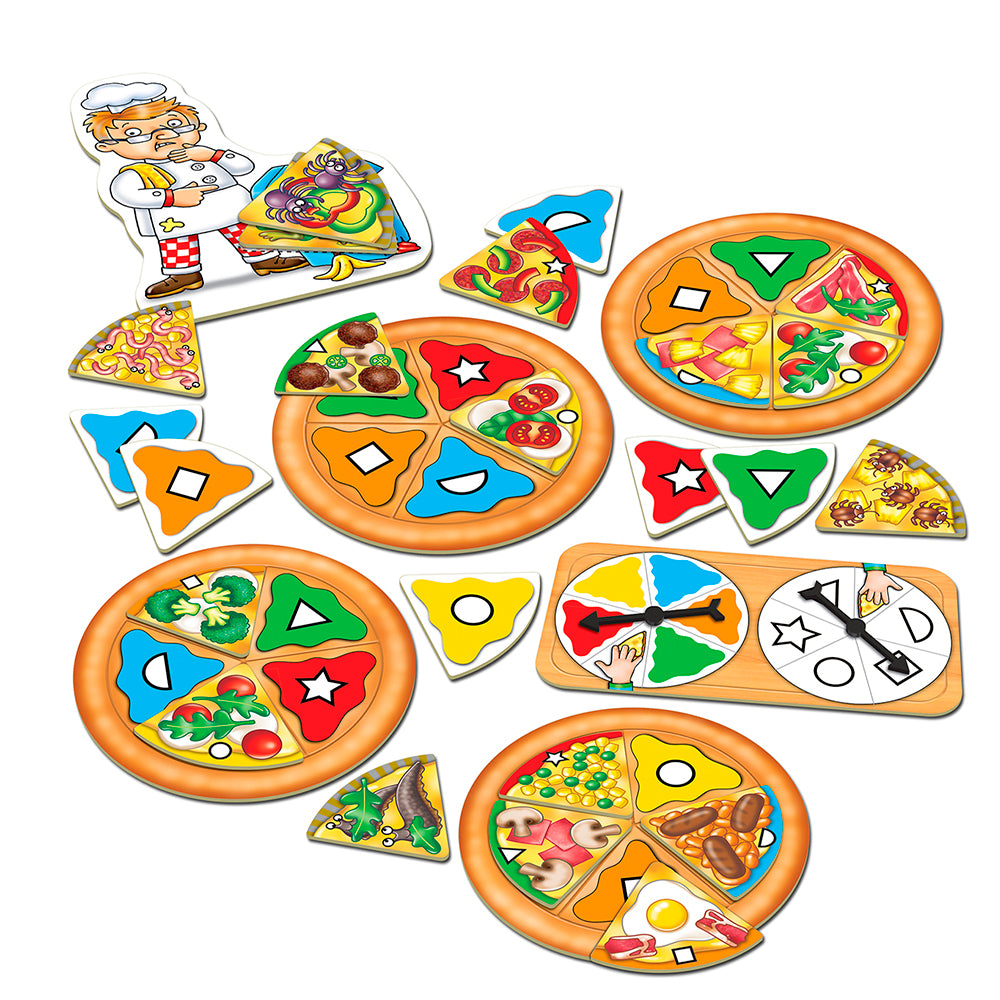 Juego de Formas y Colores Pizza, Pizza! ORCHARD TOYS- Depto51