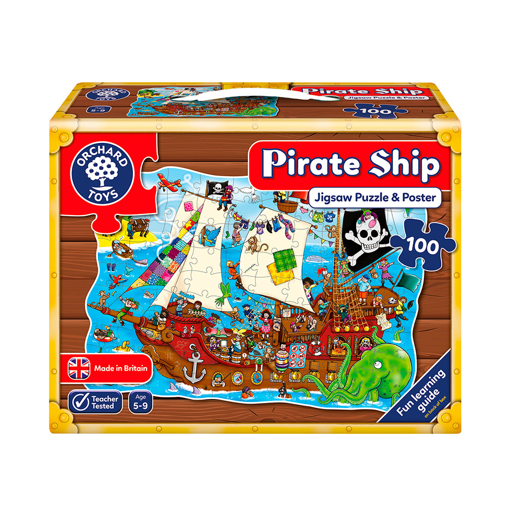 Puzzle de Piratas 100 piezas ORCHARD TOYS- Depto51