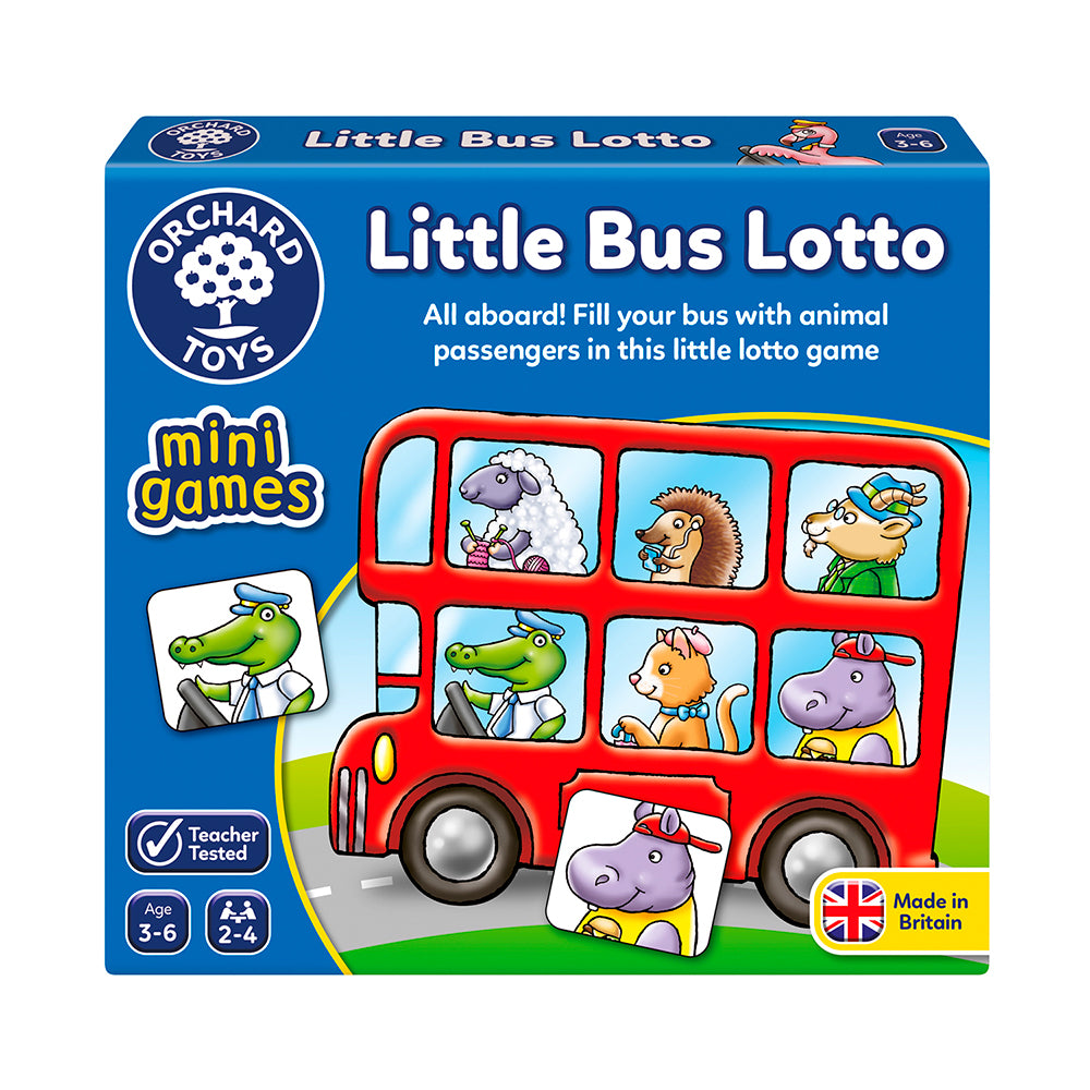 Mini Juego Lotto de Bus Pequeño ORCHARD TOYS- Depto51