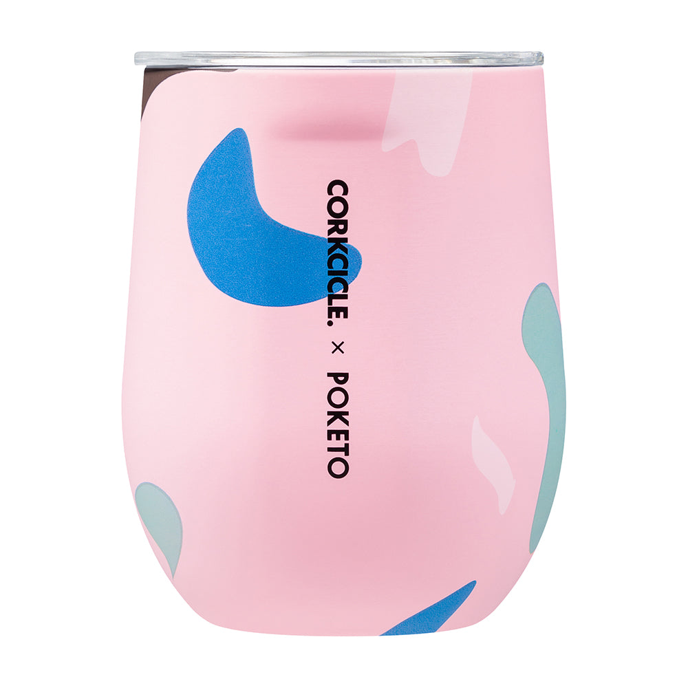 Copa Térmica Stemless 355 ml Poketo Pink Party CORKCICLE- Depto51