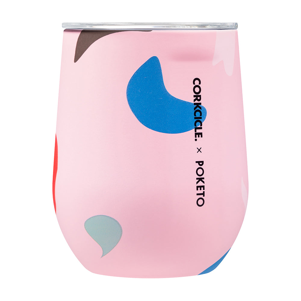 Copa Térmica Stemless 355 ml Poketo Pink Party CORKCICLE- Depto51