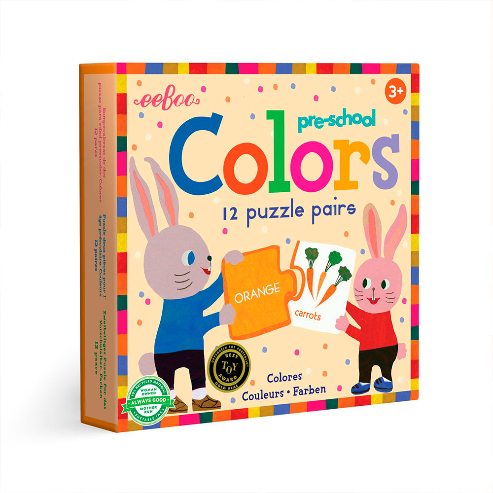 Puzzles de Pares Pre Escolar Colores EEBOO- Depto51