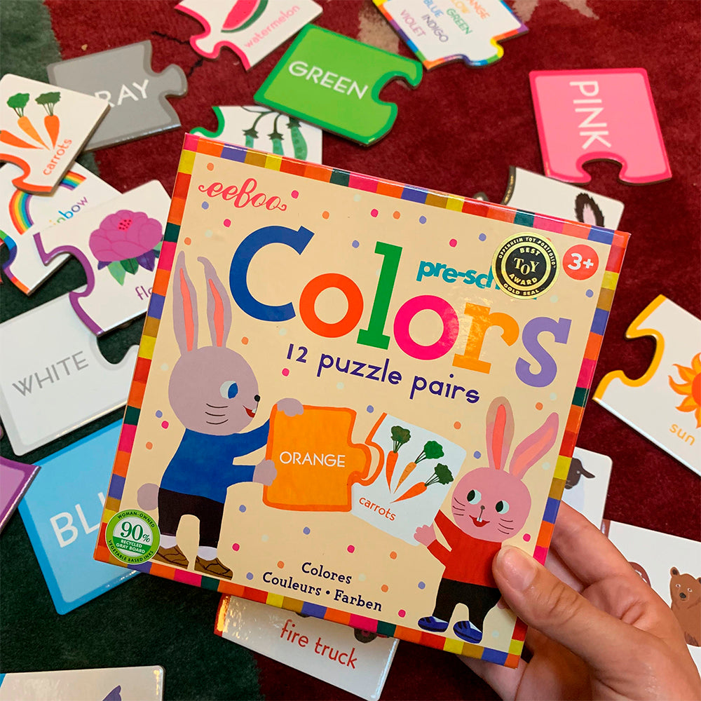 Puzzles de Pares Pre Escolar Colores EEBOO- Depto51
