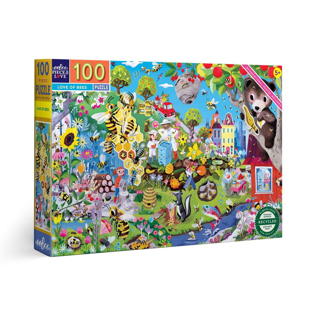 Puzzle 100 Piezas Abejas EEBOO- Depto51