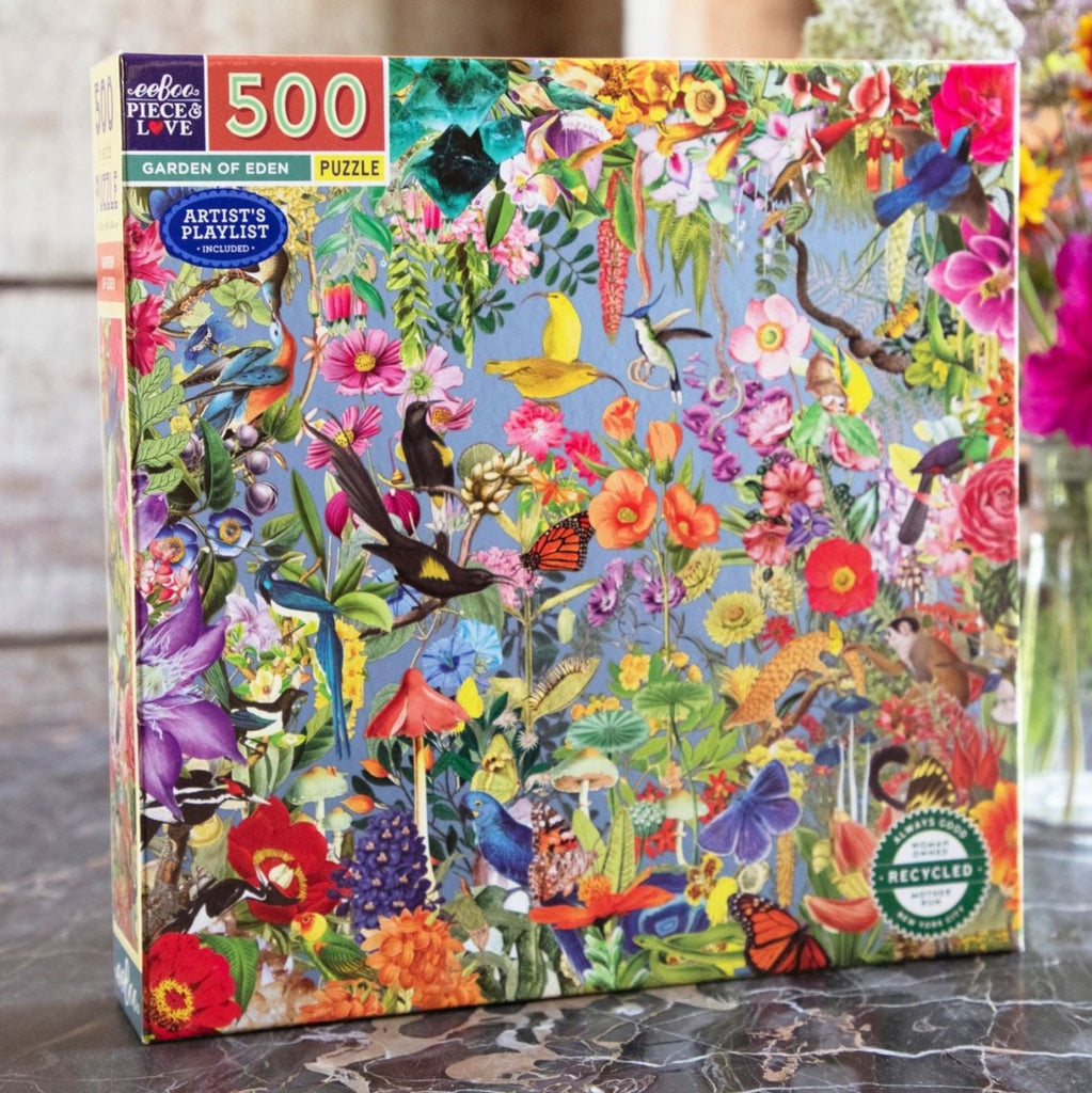 Puzzle 500 piezas cuadrado Jardín del Edén EEBOO- Depto51