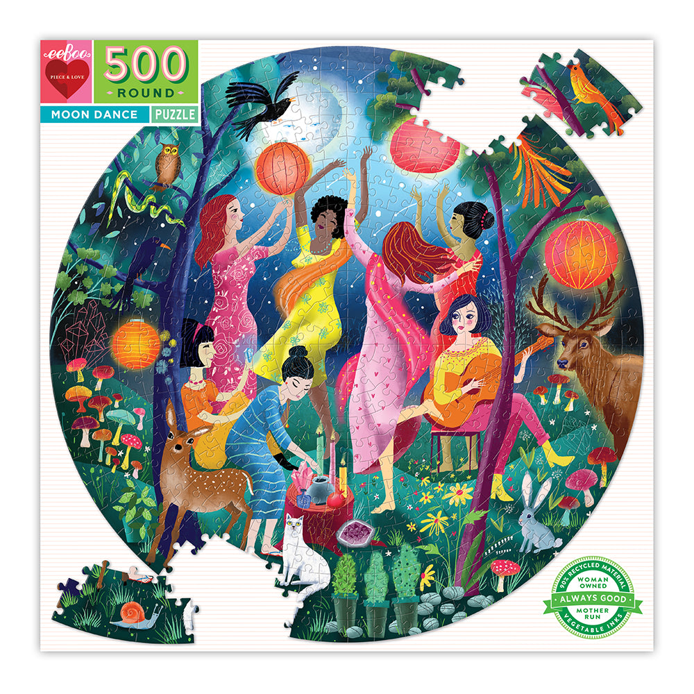 Puzzle Redondo 500 Piezas Baile de Luna EEBOO- Depto51