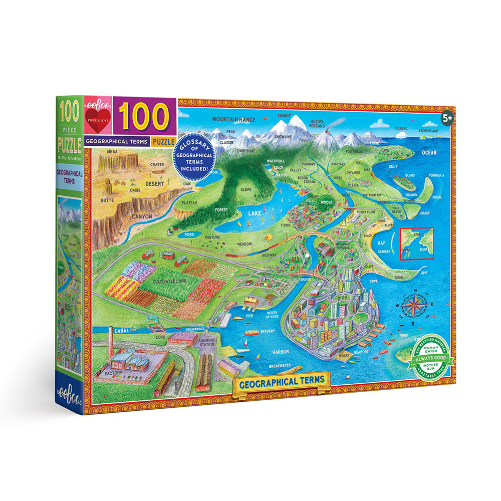 Puzzle 100 Piezas Términos Geográficos EEBOO- Depto51