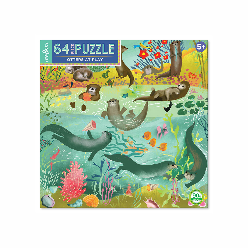 Puzzle 64 Piezas Nutrias EEBOO- Depto51