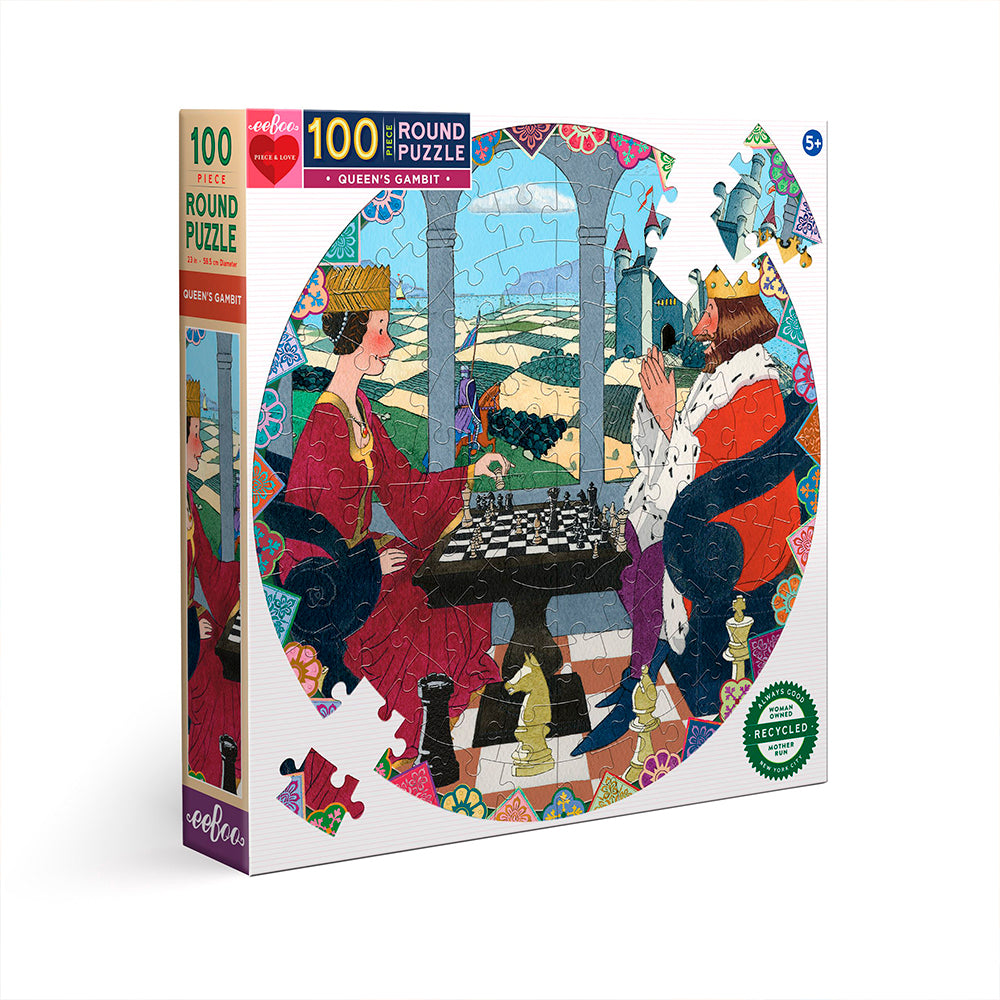 Puzzle 100 Piezas Redondo Reina EEBOO- Depto51