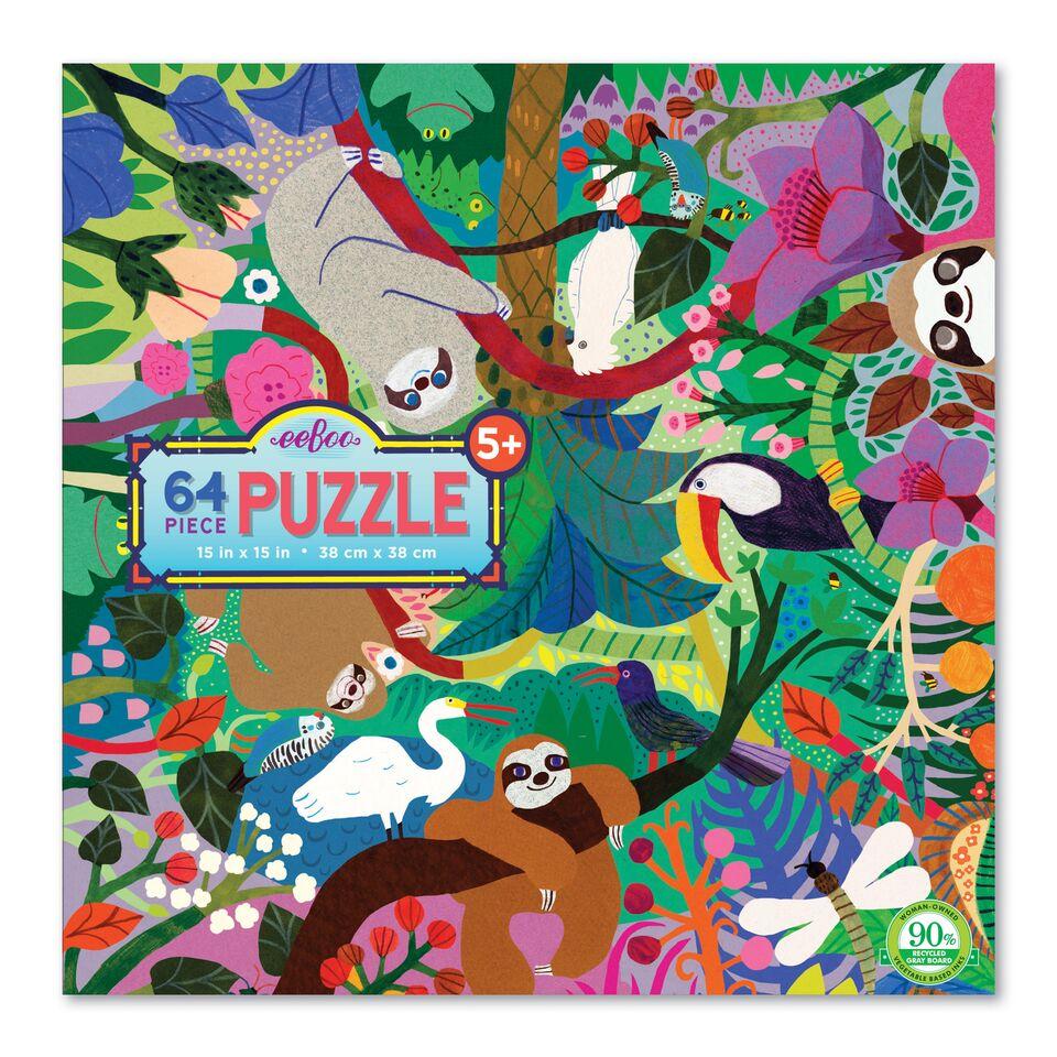Puzzle 64 piezas Perezosos EEBOO- Depto51